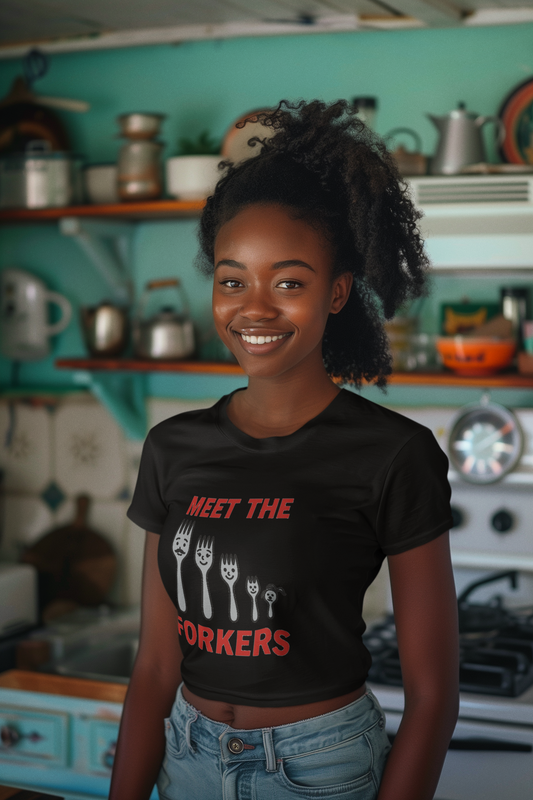 Meet the Forkers T-Shirt | Hilarious Kitchen Humor Tee for Foodies