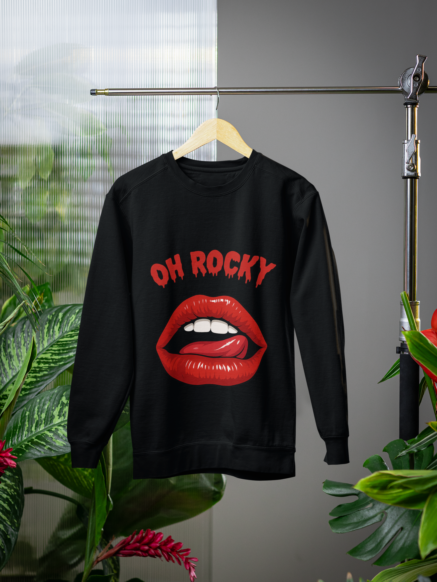 OH ROCKY Lips Unisex Premium Sweatshirt
